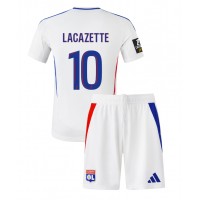 Maglia Calcio Olympique Lyonnais Alexandre Lacazette #10 Prima Divisa Bambino 2024-25 Manica Corta (+ pantaloncini)